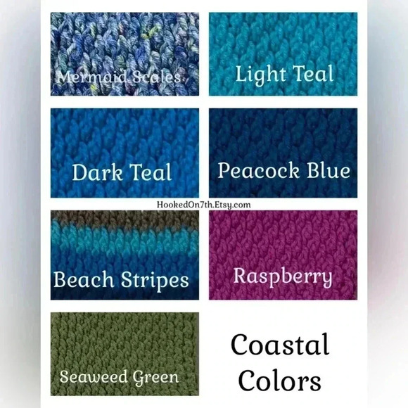 Coastal Beach‎ Ocean Nautical Theme Christmas Stockings - Handmade Stockings - Picture 4 of 11